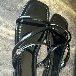 G by Guess black sandals
